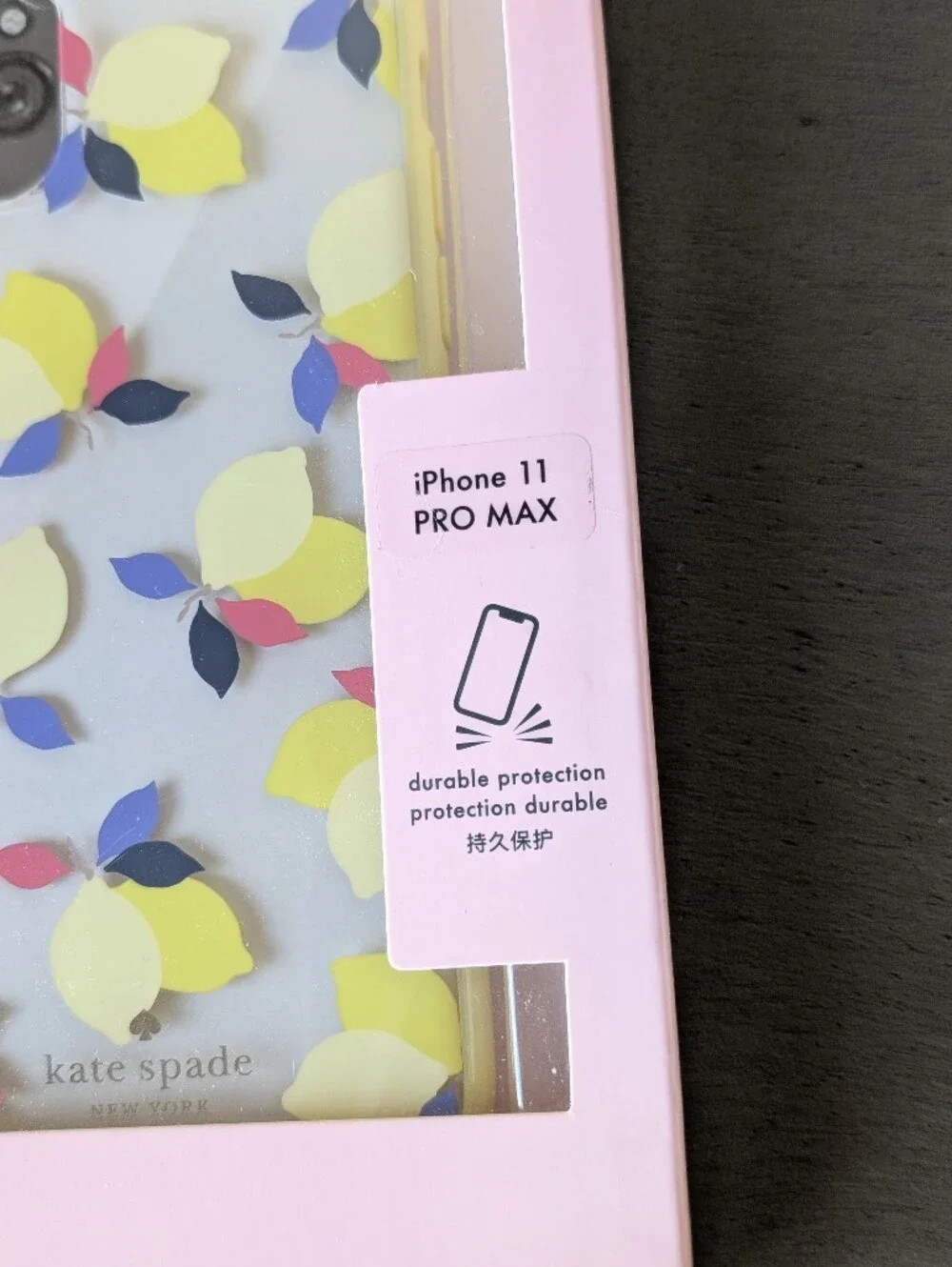 kate spade Lemon & Multicolor Leaf iPhone 11 Pro Max Flexible Case - Yellow